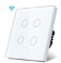 Glass ZigBee 4 Gang Switch